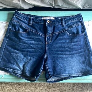 Denim shorts